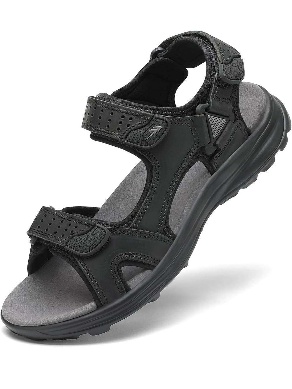 Men's Black Performance Outdoor Sandals